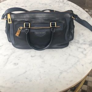 Marc by March Jacobs Navy leather top handle purse